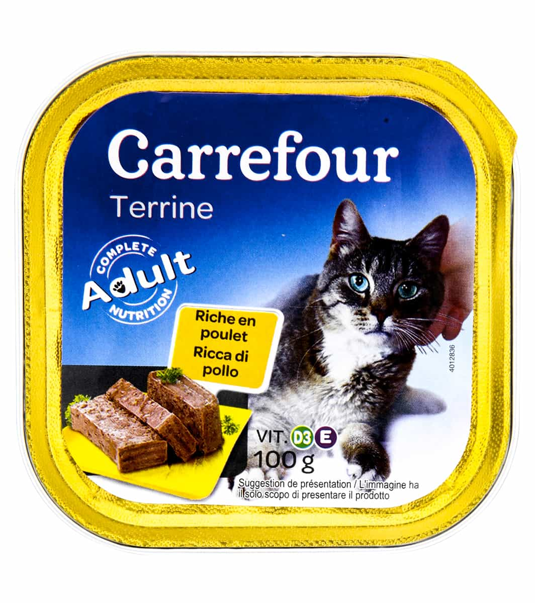 Terrine Barquette Poulet Chat Carrefour 100g Carrefour Maroc